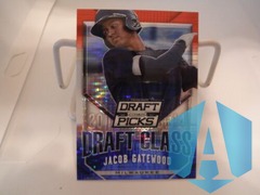 2014 Perennial Draft Picks Red White & Blue Pulsar Prizms Jacob Gatewood #39